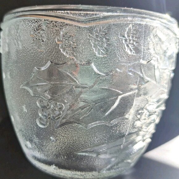 KIG Indonesia Holiday Tealight Votive Holder Frosted Glass - Picture 4 of 7